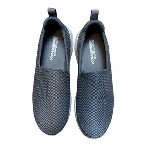 Men’s Skechers Go Walk Max Air Mesh Slip on Shoes Charcoal Size 9